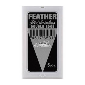 Feather - Double Edge Razor Blades - 5 Blades - FEATH-PAK
