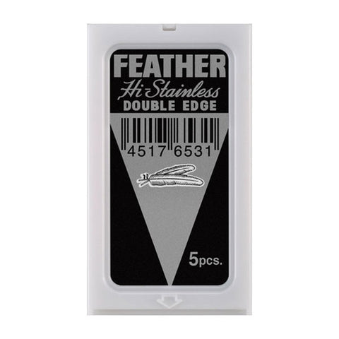 Feather - Double Edge Razor Blades - 5 Blades - FEATH-PAK