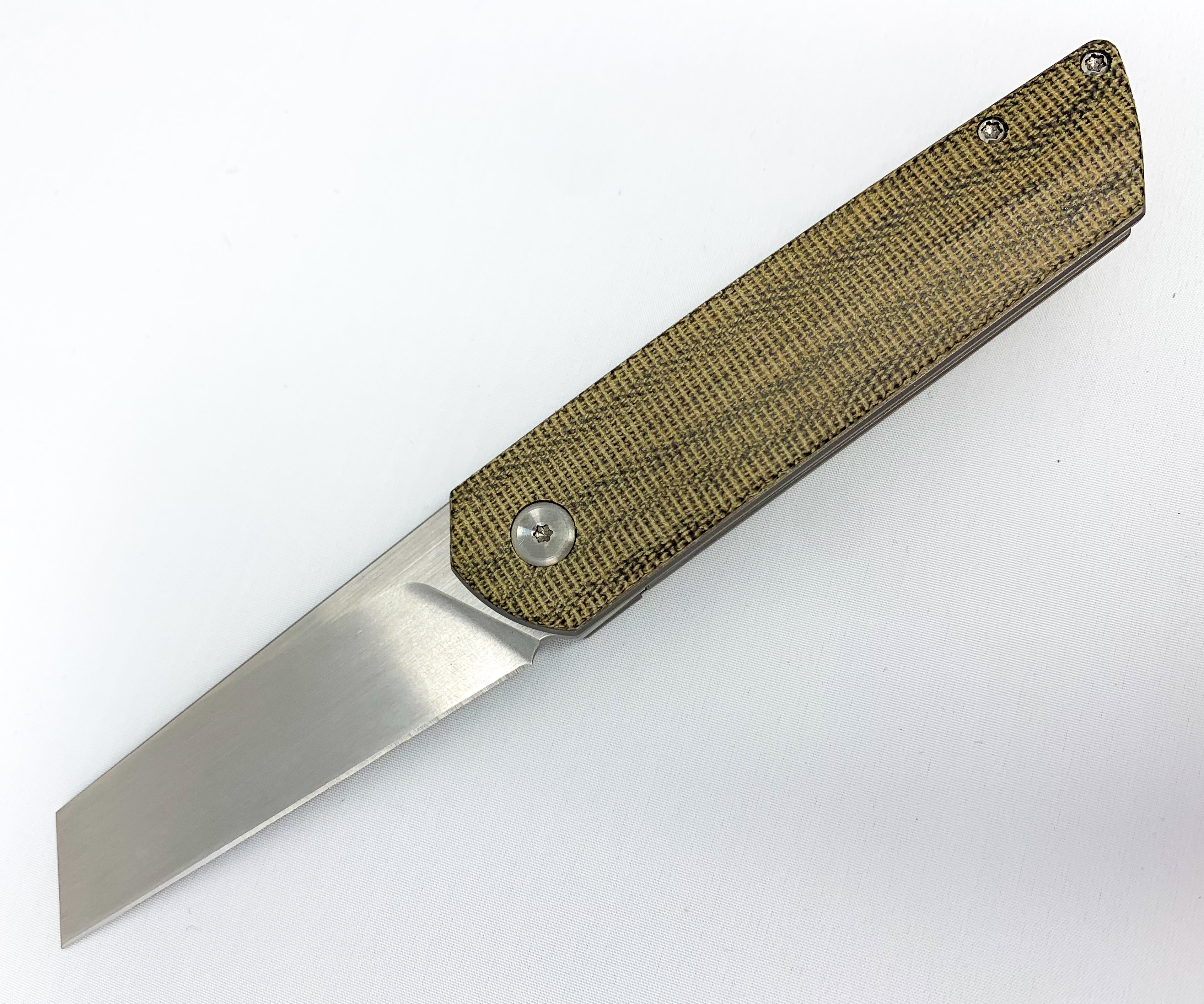 Brian Brown Knives Finch - M390 Steel - Green Micarta Handle - CLOSEOUT