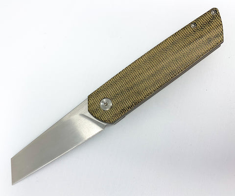 Brian Brown Knives Finch - M390 Steel - Green Micarta Handle