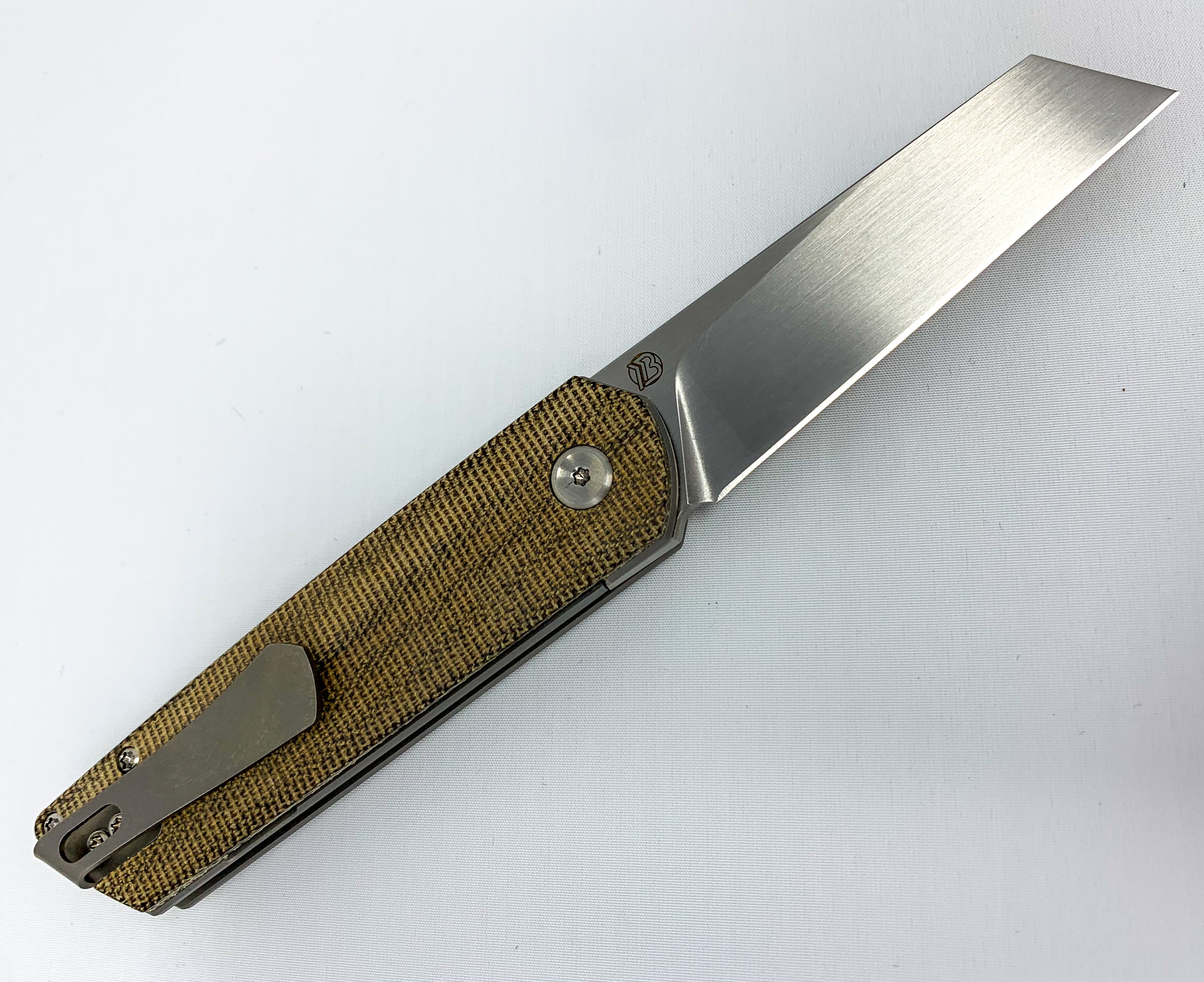 Brian Brown Knives Finch - M390 Steel - Green Micarta Handle - CLOSEOUT - 0