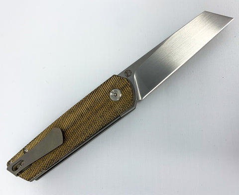 Brian Brown Knives Finch - M390 Steel - Green Micarta Handle