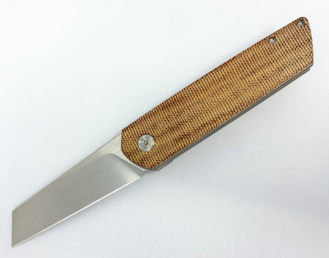 Brian Brown Knives Finch - M390 Steel - Natural Micarta Handle