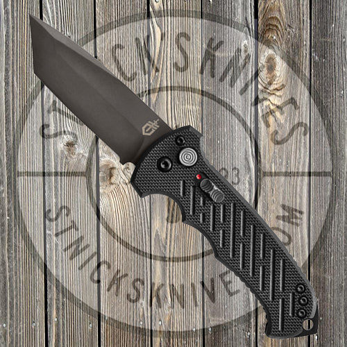 Gerber - 06 Automatic - G10 - Tanto - Fine Edge - BLK - 30-001296N