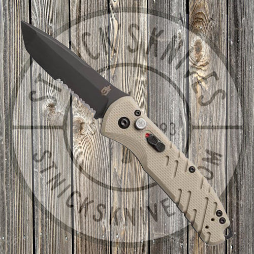 Gerber - Propel Auto - Fine Edge - Combo Edge - Tanto - Tan G10 - 30-000717