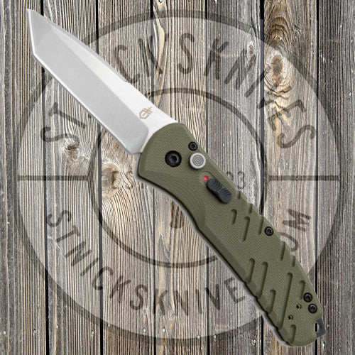 Gerber - Propel Auto - Fine Edge - OD Green - Stonewashed Blade - 30-001308N