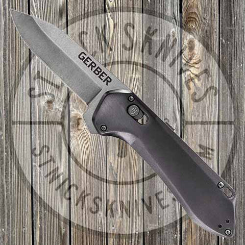 Gerber - Highbrow Compact - Assisted Open - Fine Edge - Grey - 30-001518