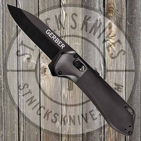 Gerber - Highbrow Compact - Assisted Open - Fine Edge - Onyx - 30-001524