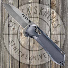 Gerber - Highbrow Compact - Assisted Open - Fine Edge - Blue - 30-001520