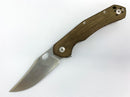 GiantMouse ACE Jutland - Green Canvas Micarta - ELMAX-1
