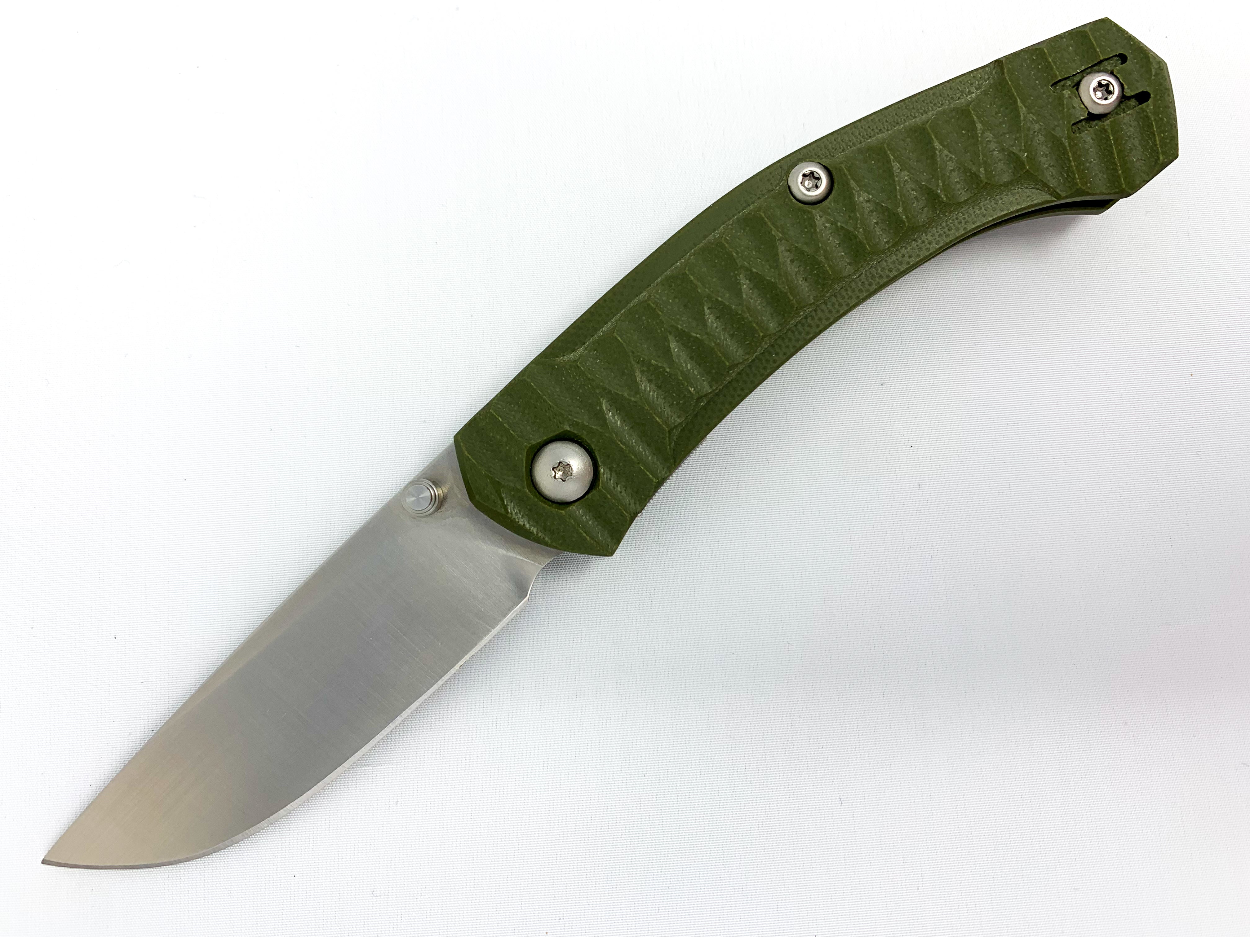 GiantMouse - ACE Iona - Green G10 - Liner Lock - M390 - CLOSEOUT