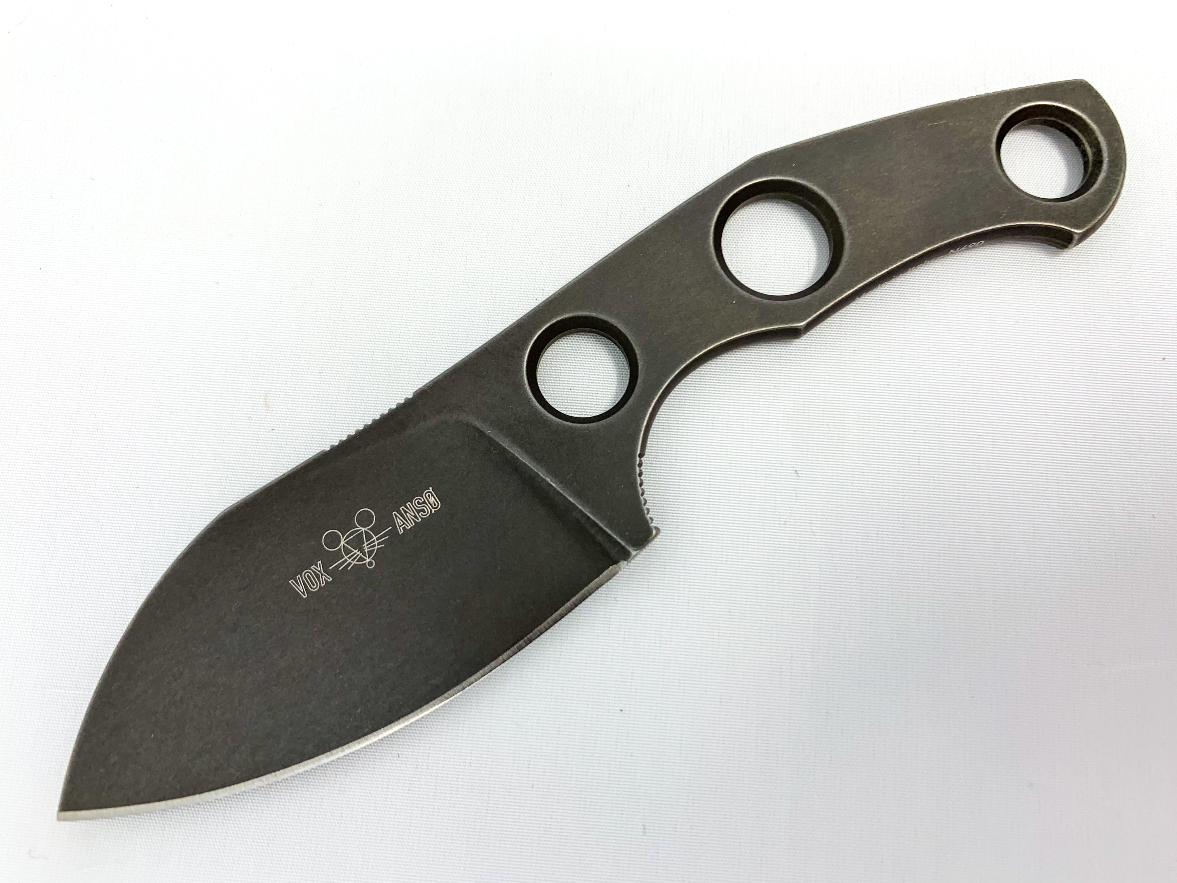 GiantMouse Knives GMF1-F-PVD - Fixed Blade - M390 - Stonewashed PVD
