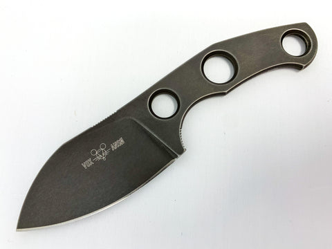 GiantMouse Knives GMF1-F - Fixed Blade - M390 - Stonewashed PVD
