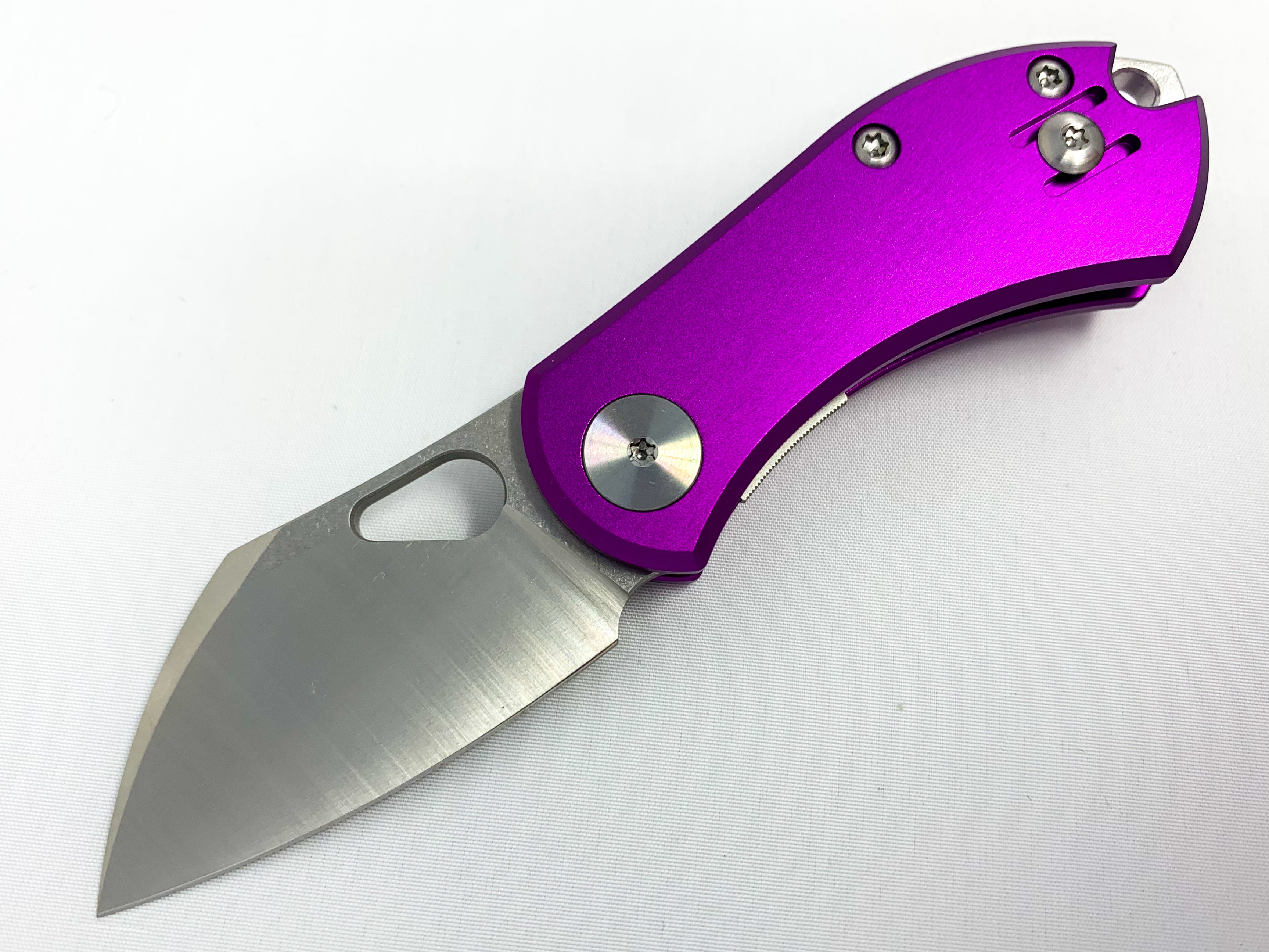 GiantMouse ACE Nibbler - Purple Aluminum Handle - N690