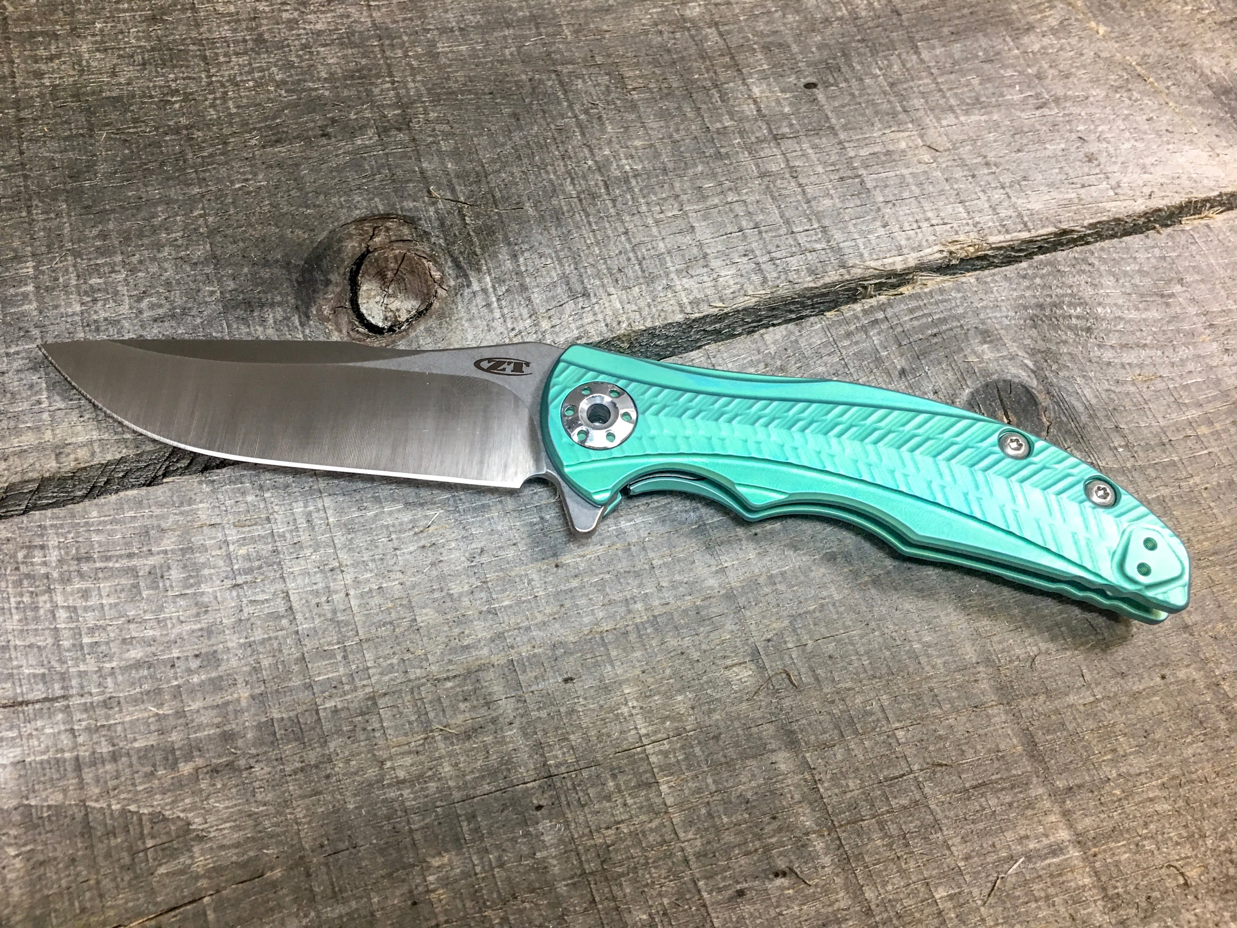 Zero Tolerance  0609 - St. Nick's Custom Anodization