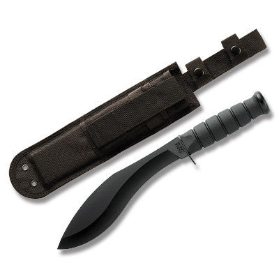 KA-BAR - Combat Kukri - Black Kraton G Handle - Polyester Sheath - 1280