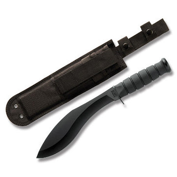 KA-BAR - Combat Kukri - Black Kraton G Handle - Polyester Sheath - 1280