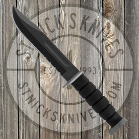 KA-BAR - D2 Fixed Blade - Part. Serrated - Hard Sheath - 1282