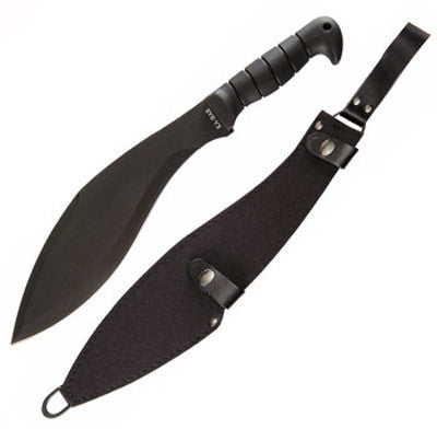 KA-BAR - Kukri Machete - Leather & Cordura Sheath - 1249