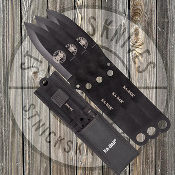 KA-BAR -  Throwing Knife Set - Nylon Sheath - 1121