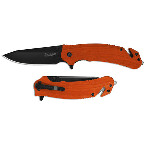 Kershaw - Barricade - Assisted Opening - Orange GFN - 8650