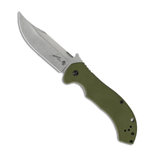 Kershaw - Emerson - CQC-10K - Frame Lock - Wave - OD Green G-10 - 6030