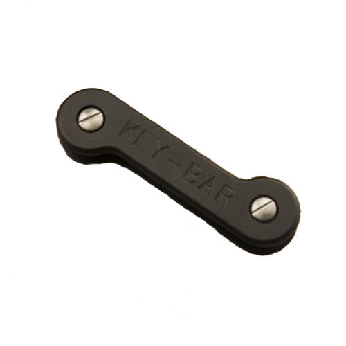 KeyBar - Aluminum - Black Anodized w/ Clip - ANOAL2-BLK