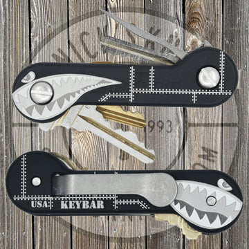 KeyBar - Aluminum - Black Bomber - AKB-BLK-BMBR