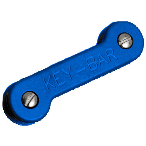 KeyBar - Aluminum - Blue Anodized w/ Clip - ANOAL2-BLU
