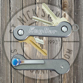 KeyBar - Titanium - Milled Clip - TKB-MTPC