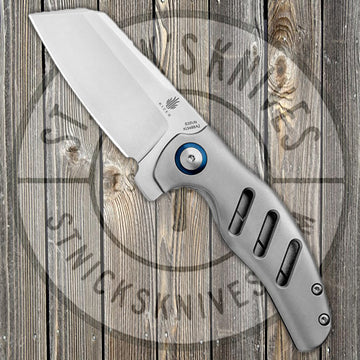 Kizer - C01C Mini Sheepdog - Titanium - Frame Lock - Ki3488A1