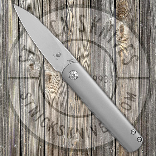 Kizer - Feist - Titanium - Frame Lock - Drop Point Blade - Ki3499