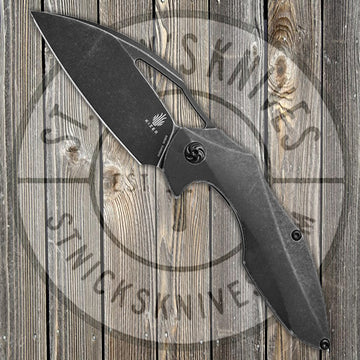 Kizer - Megatherium - Titanium Black Stonewash - Frame Lock - Ki4502A2