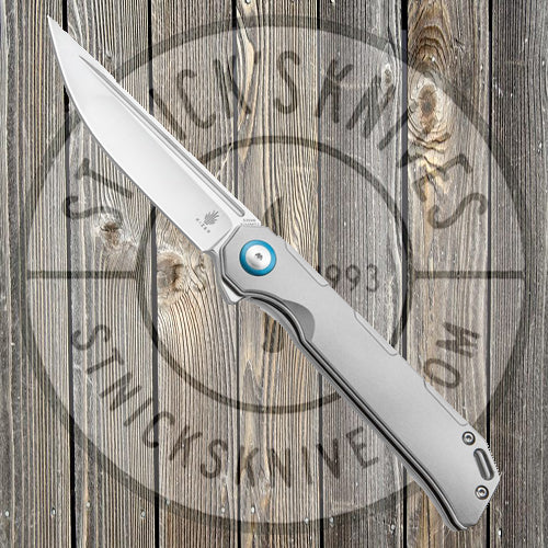 Kizer - Begleiter - Flipper - Titanium - S35VN - Drop Point Blade - Ki4458T2