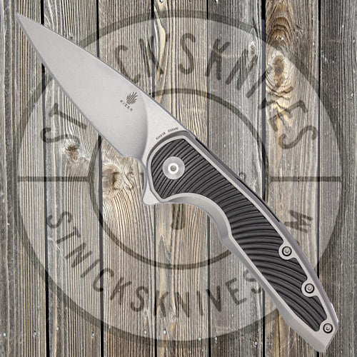 Kizer - Ginesis - Flipper - Titanium/Carbon Fiber - S35VN - Ki4518