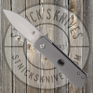 Kizer - Ray Laconico Yorkie - Flipper - Titanium w/ Milled Hole - S35VN - Ki3525A1
