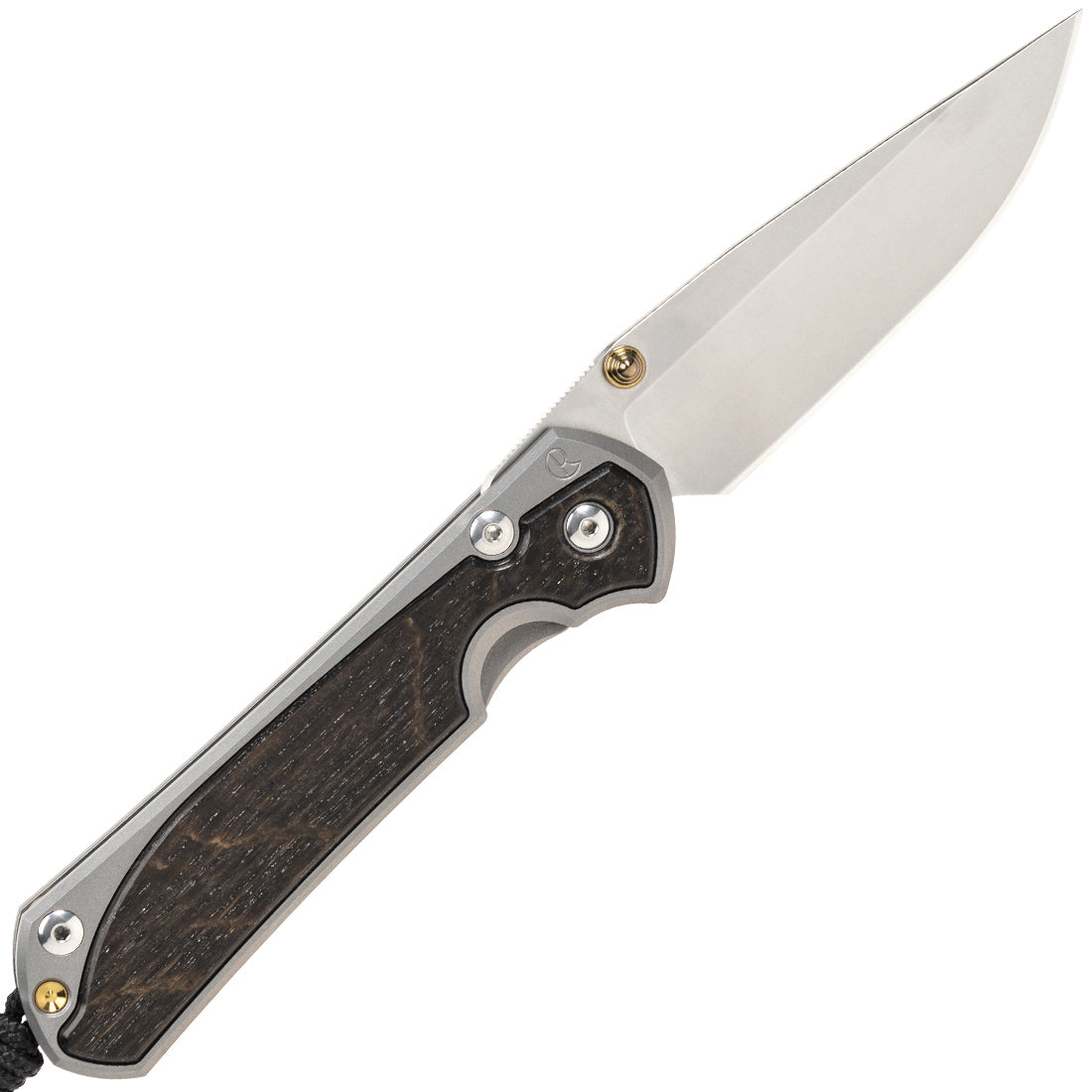 Chris Reeve Knives - Large Sebenza 31 - Left Handed - Bog Oak Inlay - Drop Point - L31-1101