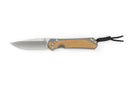 Chris Reeve Knives - Large Sebenza 31 - Natural Canvas Micarta Inlay - Drop Point - L31-1212-2