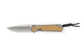 Chris Reeve Knives - Small Sebenza 31 - Natural Canvas Micarta Inlay - Drop Point - S31-1212 - SNK/WTO - Home Office