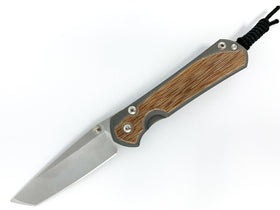 Chris Reeve Knives Large Sebenza 31 - Natural Canvas Micarta Inlay - Tanto - L31-1230