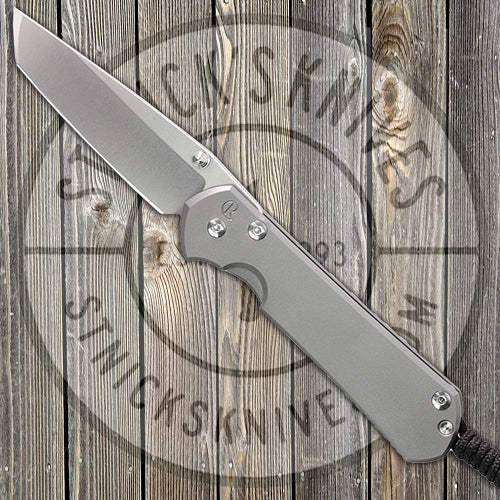 Chris Reeve - Large Sebenza 31 - Sprint Run - Tanto - Glass Blasted Handle - L31-1687