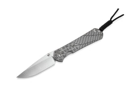 Chris Reeve Knives Small Sebenza 31 - 2022 CGG "Forever Flag" - Drop Point - Glass Blasted - S31-1690 - SNK/WTO - Home Office