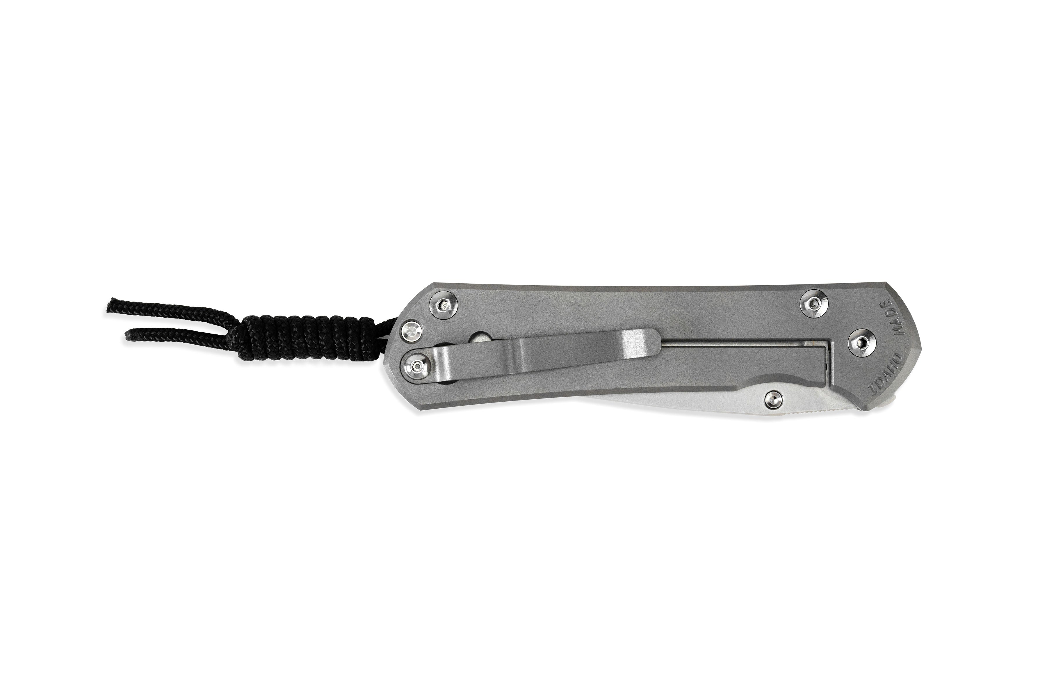 Chris Reeve Knives Small Sebenza 31 - 2022 CGG "Forever Flag" - Drop Point - Glass Blasted - S31-1690 - 0