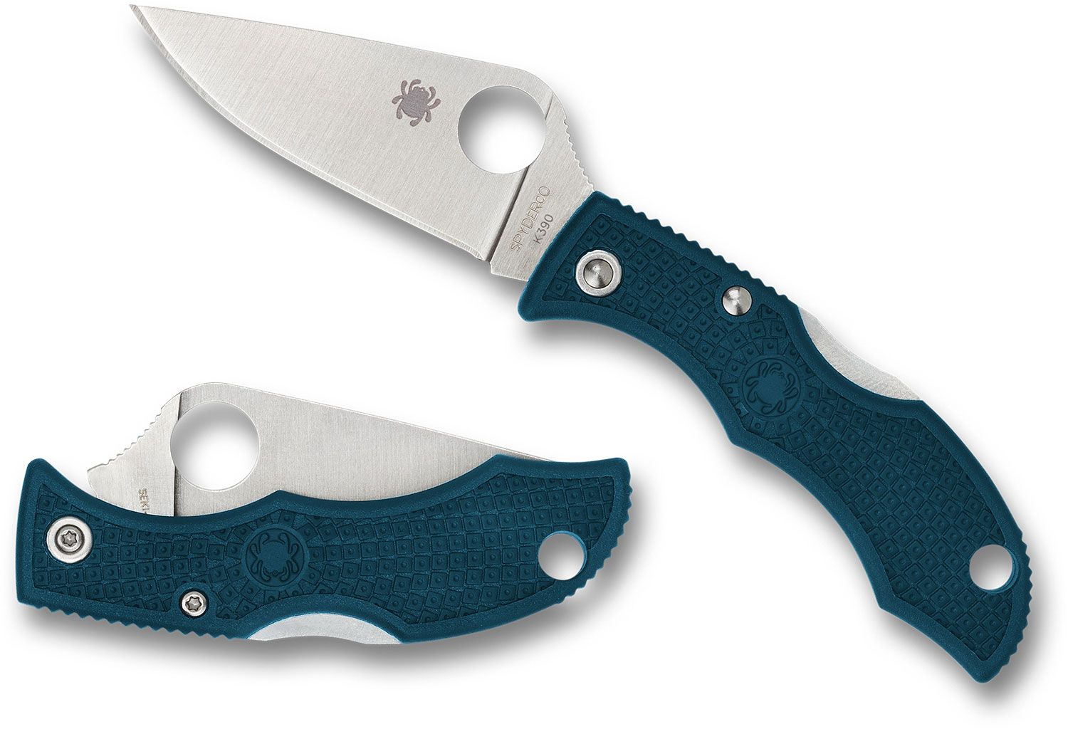 Spyderco LadyBug - Blue FRN - K390 Steel - LFPK390