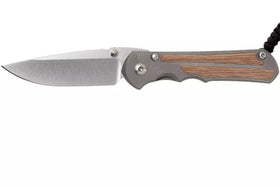 Chris Reeve Knives Large Inkosi - Drop Point Blade - Natural Canvas Micarta Inlay - LIN-1014