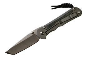 Chris Reeve Knives Large Inkosi - Left Hand - Drop Point Blade - Black Canvas Micarta Inlay - LIN-1045