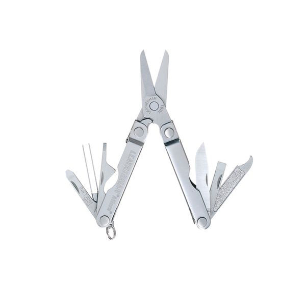 Leatherman - Micra Keychain - Mini Multi-Tool - Stainless Steel Handles - 64010101