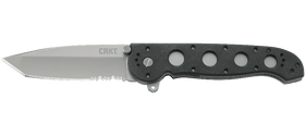 CRKT Carson M16-14Z - Tanto Flipper Knife - Black Handle