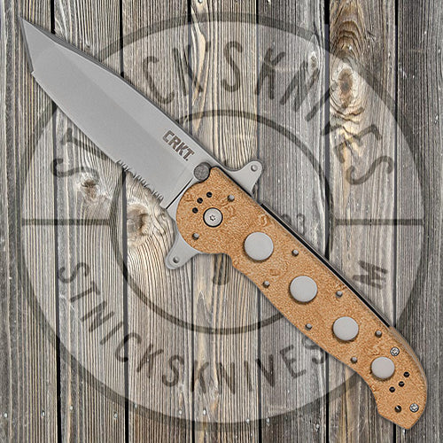 CRKT Carson M16-14ZSF - Tanto Flipper Knife - Desert Tan - M16-14ZSF