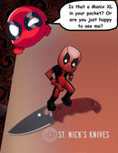 Spyderco Manix 2 XL - Red G10 - Black CPM-4V Blade - St. Nick's Knives Exclusive - C95GPRDBK2-3